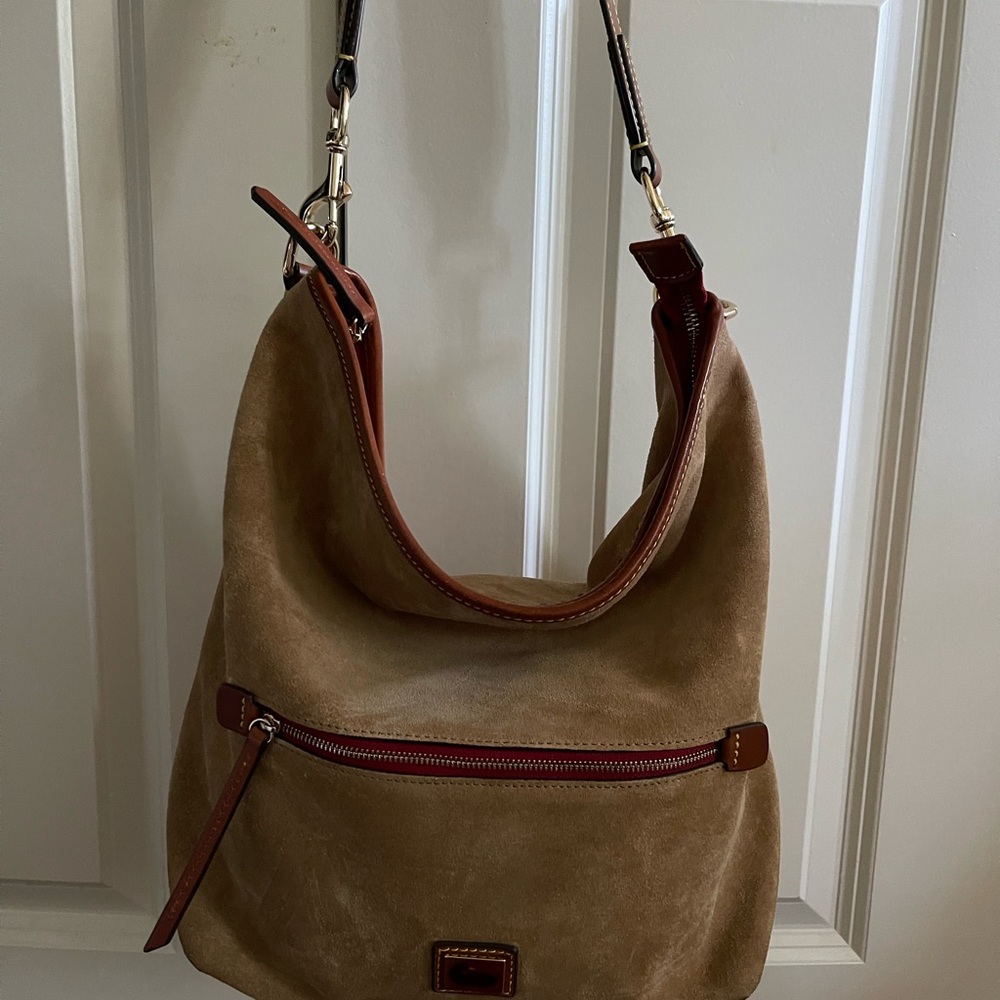 Dooney and bourke suede bag